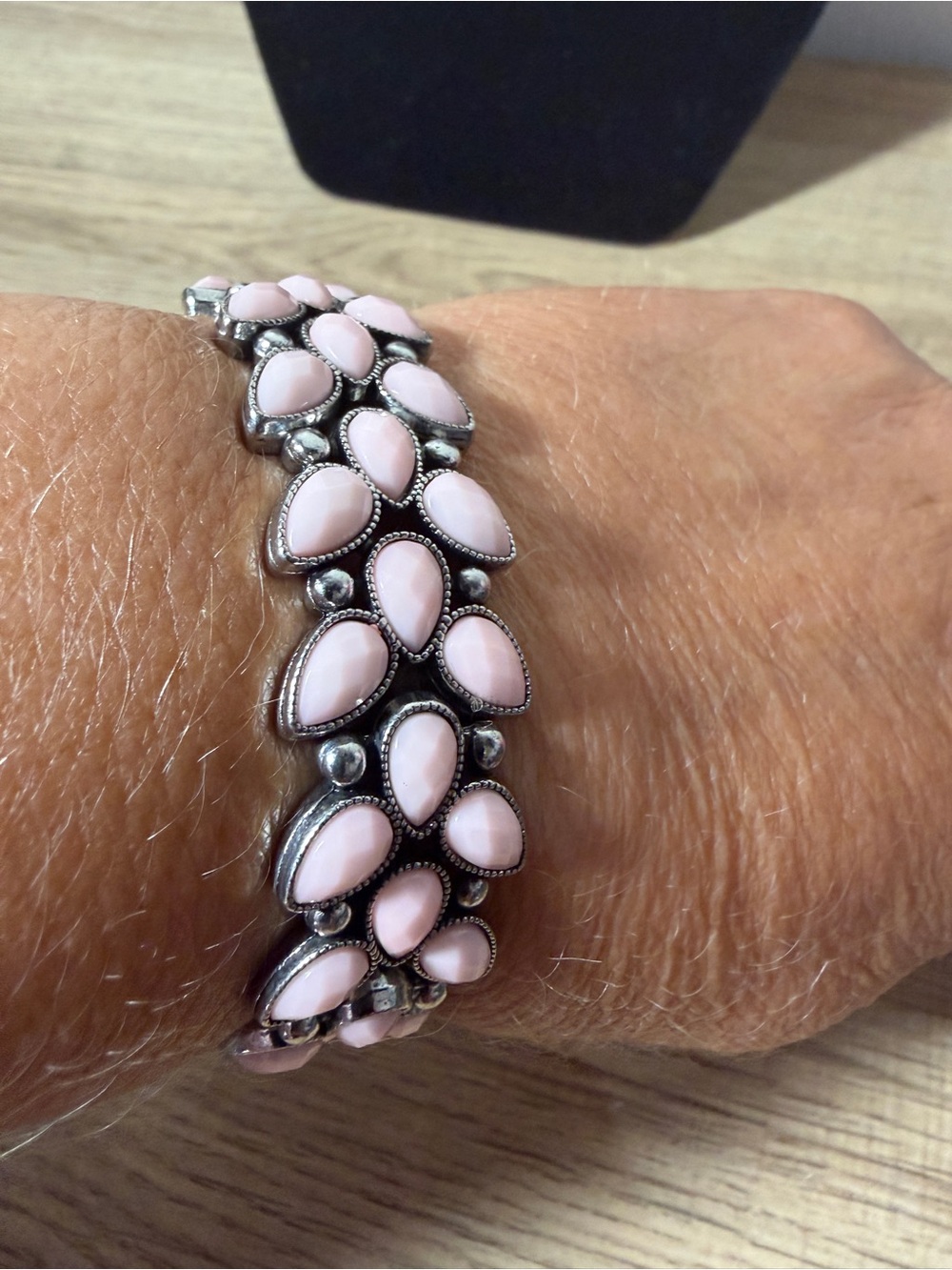 paparazzi Pink Teardrop Link Bracelet